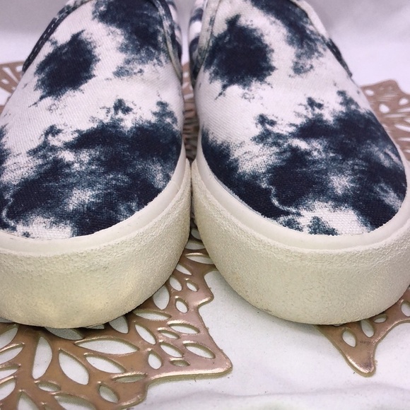 Men’s or Woman’s MADEWELL Tied Dyed Acid Wash Slip On boat Shoes WS 7 MS 5.5 - Picture 2 of 10